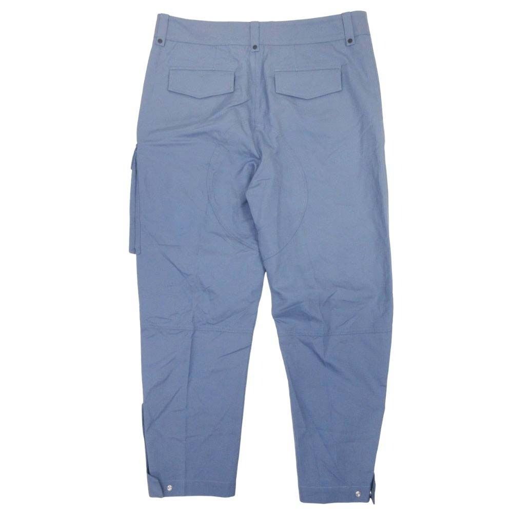 Dior Homme Cargo Pants Wide Tapered Silhouette Work 48 Blue Gray — view 2
