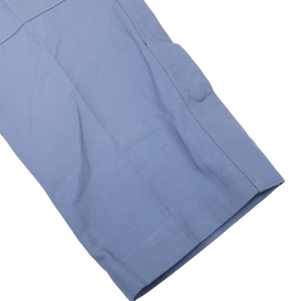 Dior Homme Cargo Pants Wide Tapered Silhouette Work 48 Blue Gray — view 4