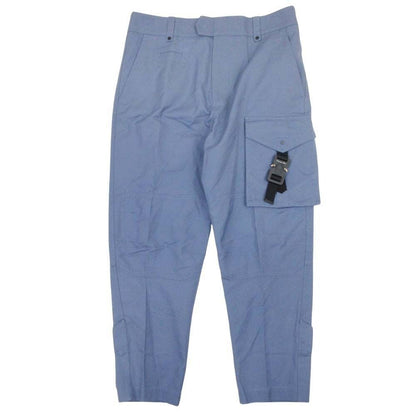 Dior Homme Cargo Pants Wide Tapered Silhouette Work 48 Blue Gray