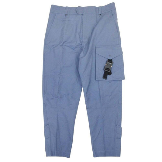 Dior Homme Cargo Pants Wide Tapered Silhouette Work 48 Blue Gray