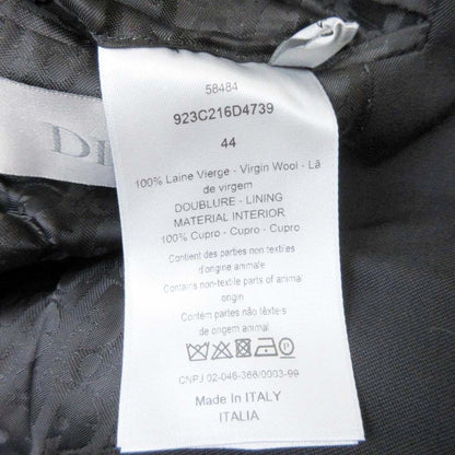 Dior Homme Oblique Lined Tailored Jacket Notch Lapel 2 Buttons Single Breasted — view 8