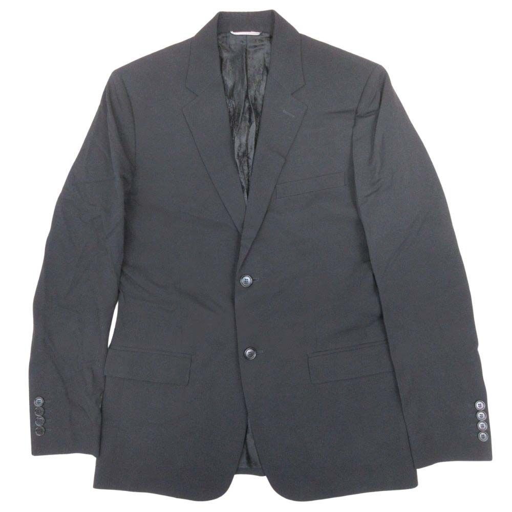 Dior Homme Oblique Lined Tailored Jacket Notch Lapel 2 Buttons Single Breasted