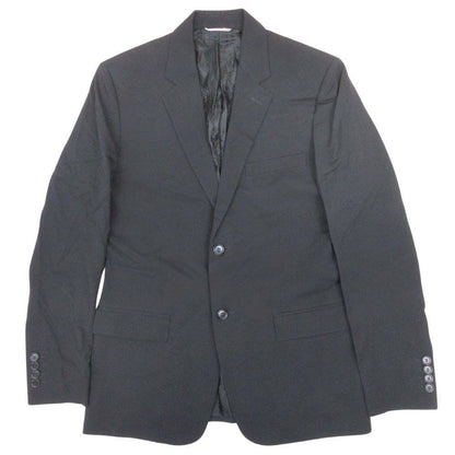 Dior Homme Oblique Lined Tailored Jacket Notch Lapel 2 Buttons Single Breasted