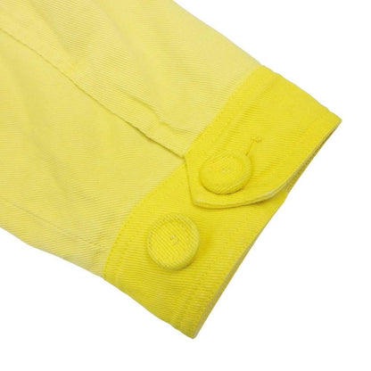 Dior Homme Peter Doig Oversize Hoodie Cotton Twill Jacket 50 Yellow — view 6