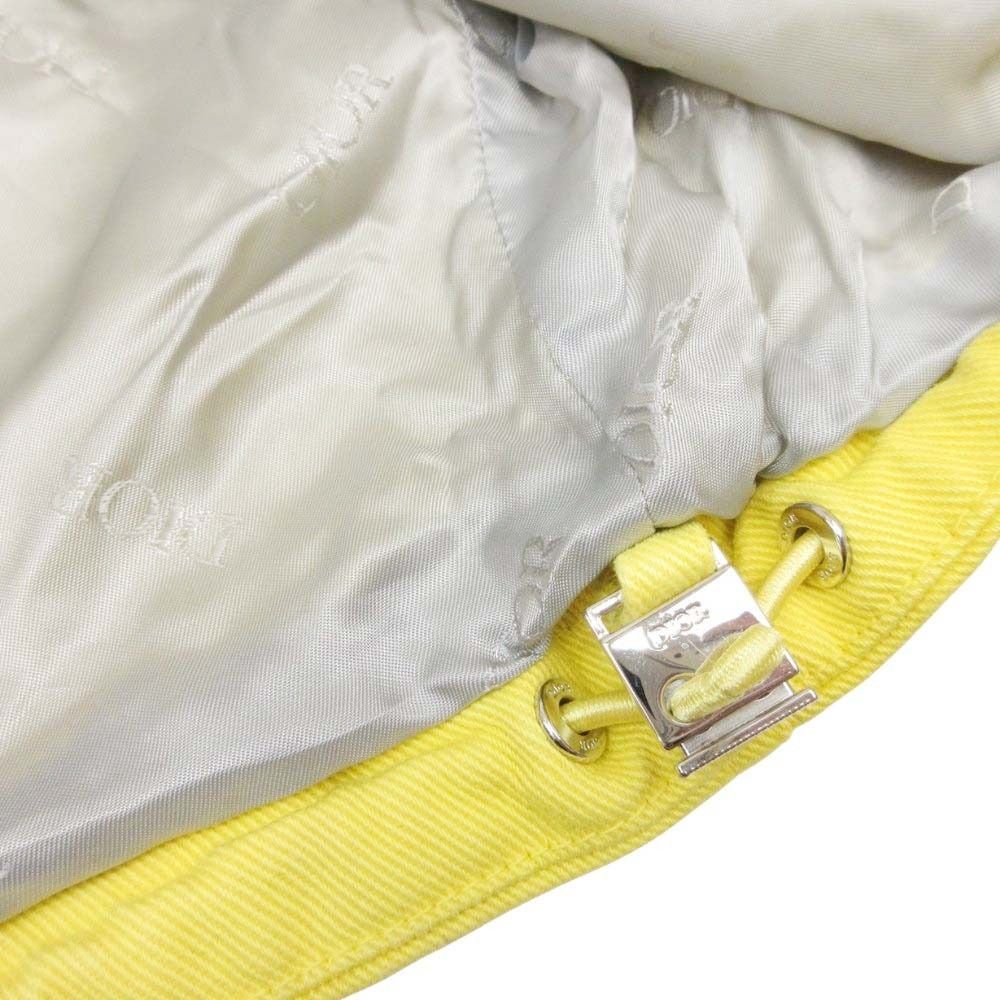 Dior Homme Peter Doig Oversize Hoodie Cotton Twill Jacket 50 Yellow — view 5