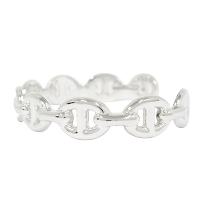 Hermes Chaine D'ancre Bangle Bracelet Silver — view 3