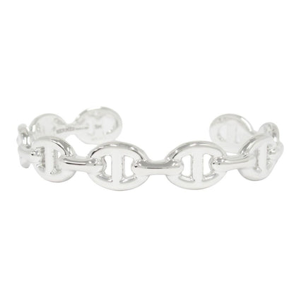 Hermes Chaine D'ancre Bangle Bracelet Silver