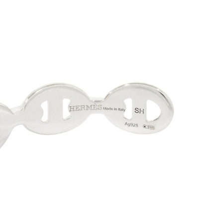 Hermes Chaine D'ancre Bangle Bracelet Silver — view 5