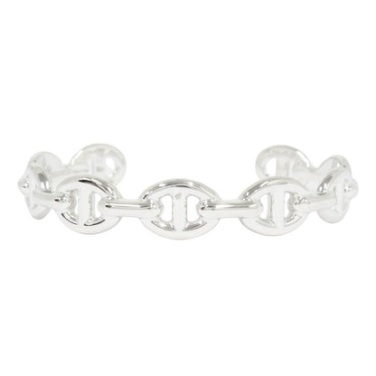 Hermes Chaine D'ancre Bangle Bracelet Silver