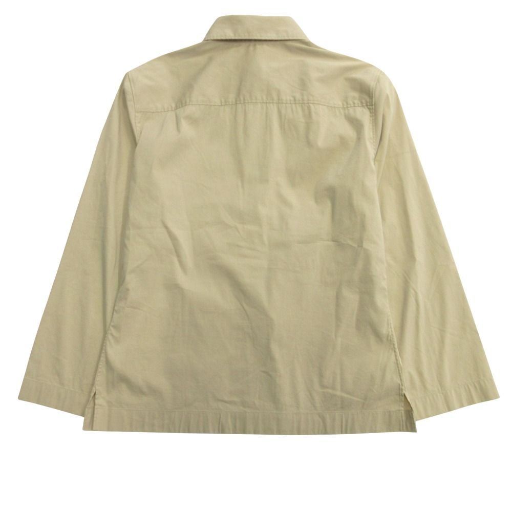 Chanel 00c CC Logo Gold Button Shirt Blouse Top Embroidery Vintage 38 Beige — view 2