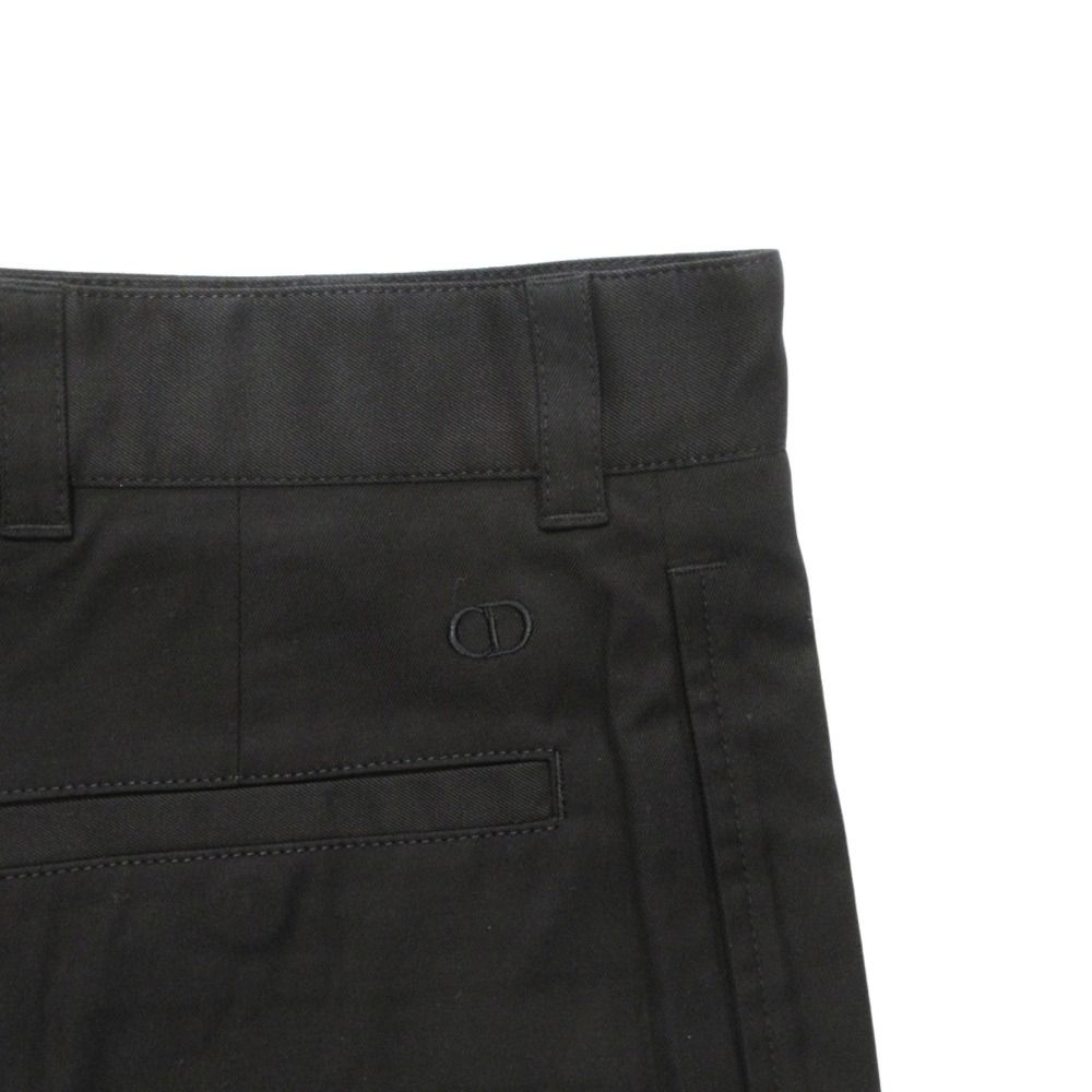 Dior Saddle Pocket Bermuda Shorts Logo Embroidery 44 Black — view 6