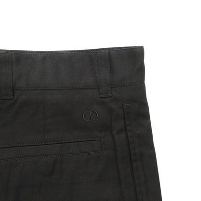 Dior Saddle Pocket Bermuda Shorts Logo Embroidery 44 Black — view 6
