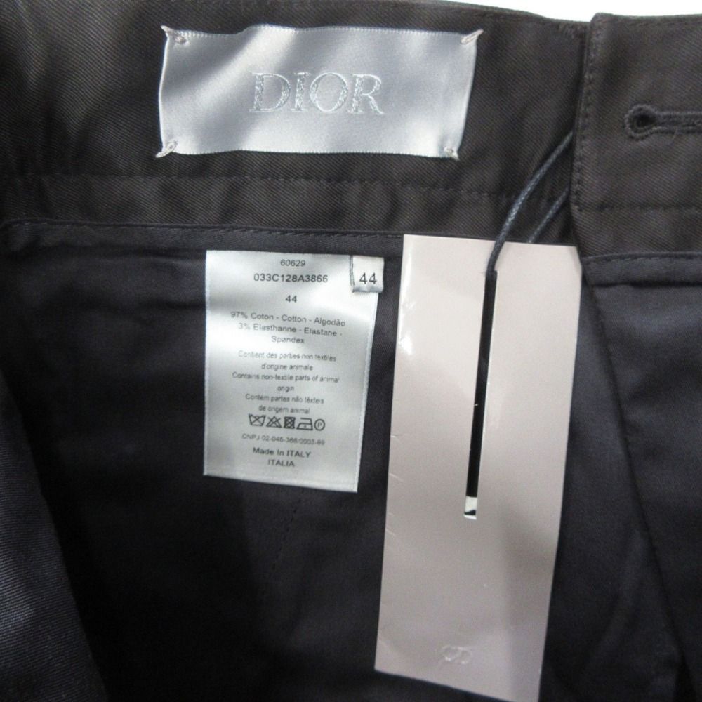 Dior Saddle Pocket Bermuda Shorts Logo Embroidery 44 Black — view 7