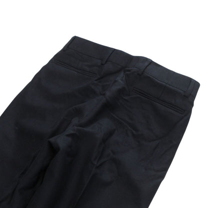 Dior Trousers Tapered Pants Pleated Wool Mohair Blend Navy 44 — view 4