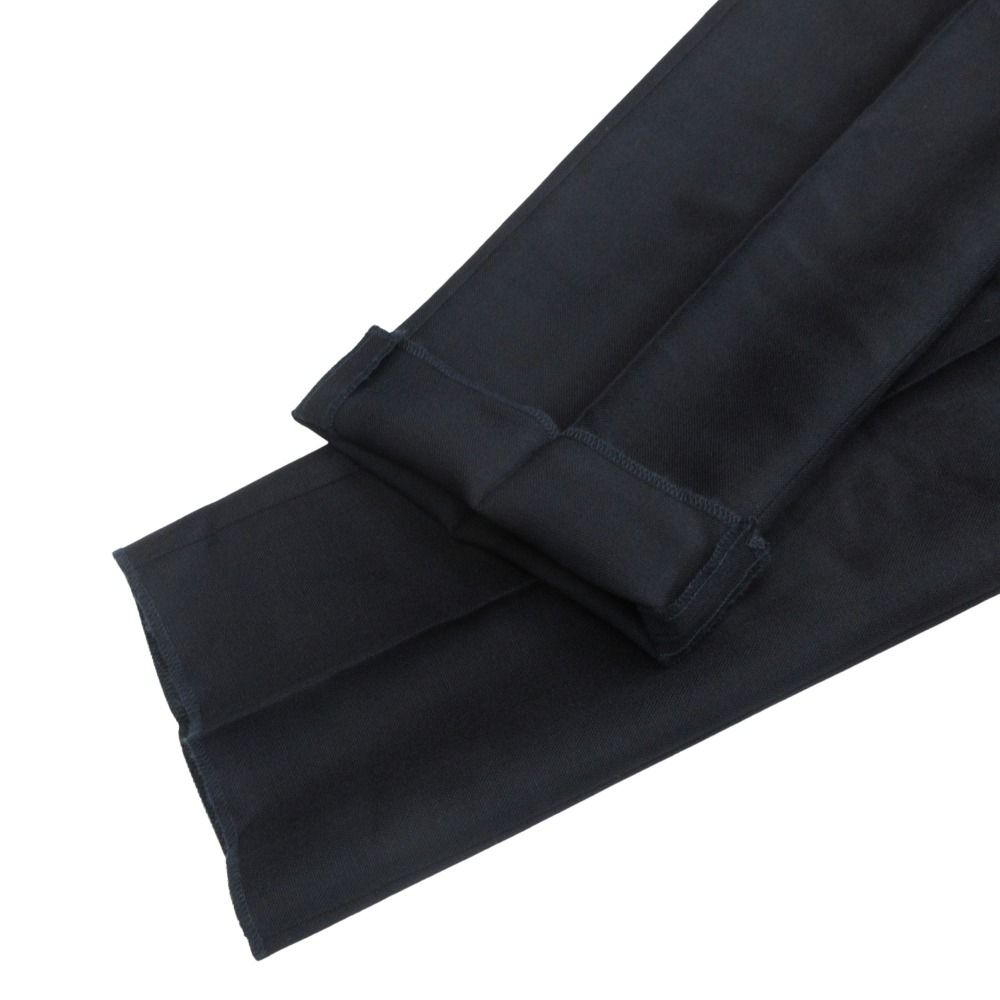 Dior Trousers Tapered Pants Pleated Wool Mohair Blend Navy 44 — view 5