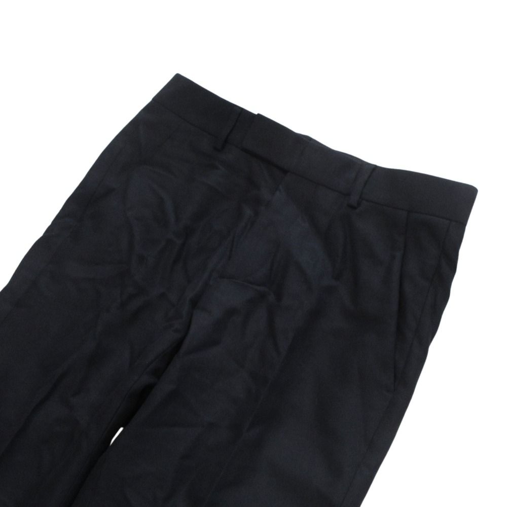 Dior Trousers Tapered Pants Pleated Wool Mohair Blend Navy 44 — view 3