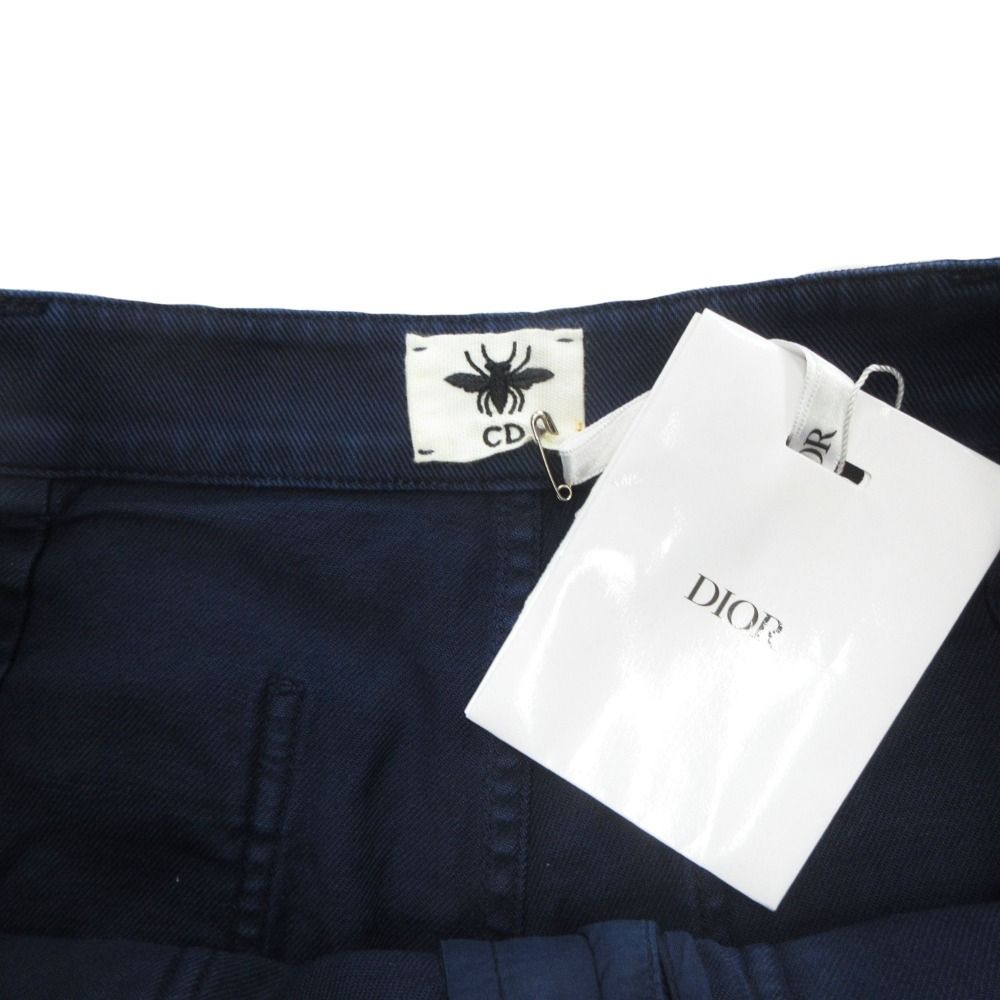 Dior Midnight Blue Tie Dye Pattern Fugees Denim Pants Multi — view 6