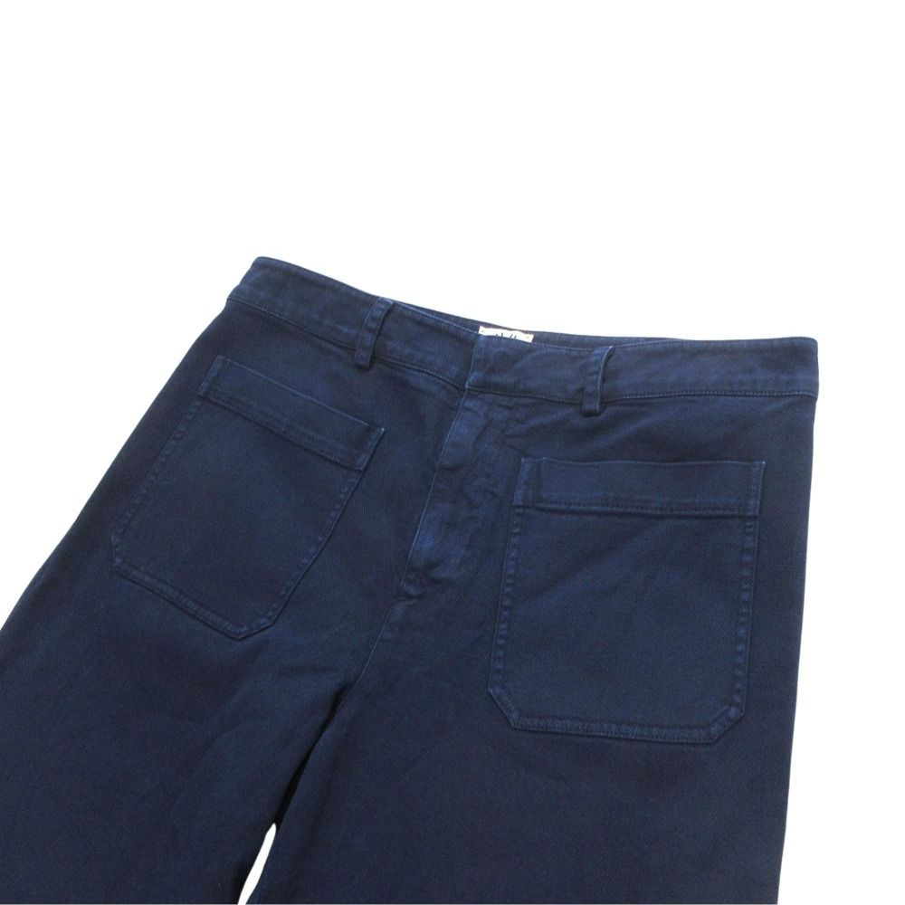 Dior Midnight Blue Tie Dye Pattern Fugees Denim Pants Multi — view 3