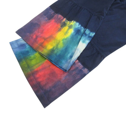 Dior Midnight Blue Tie Dye Pattern Fugees Denim Pants Multi — view 5