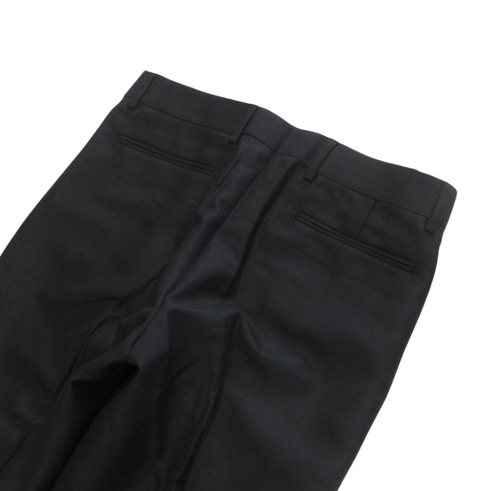 Dior Trousers Tapered Pants Pleated Wool Mohair Blend 46 Black — view 4