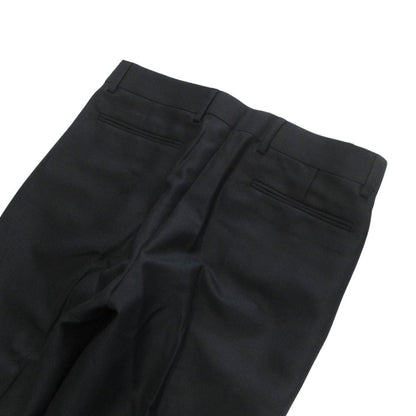Dior Trousers Tapered Pants Pleated Wool Mohair Blend 46 Black — view 4