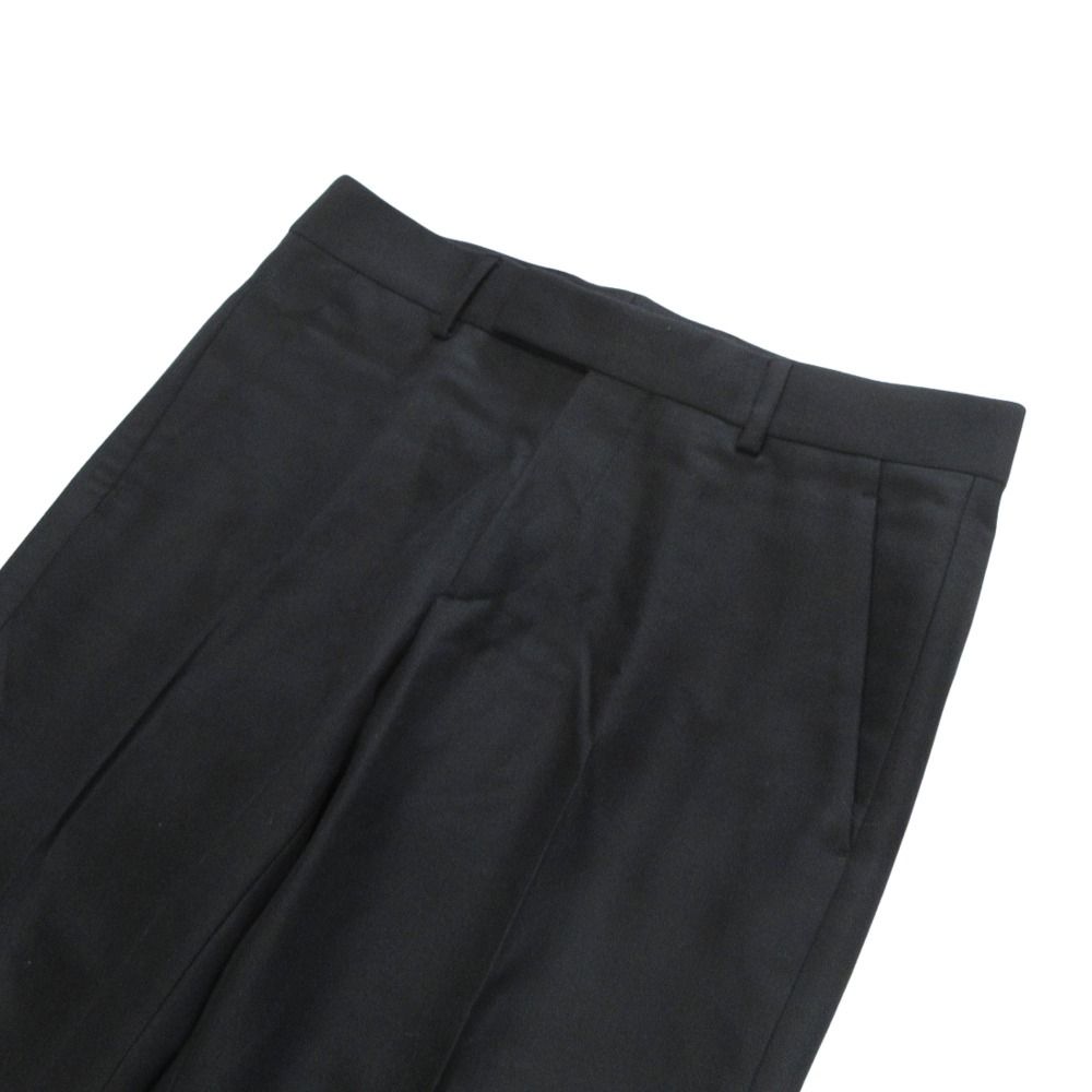 Dior Trousers Tapered Pants Pleated Wool Mohair Blend 46 Black — view 3