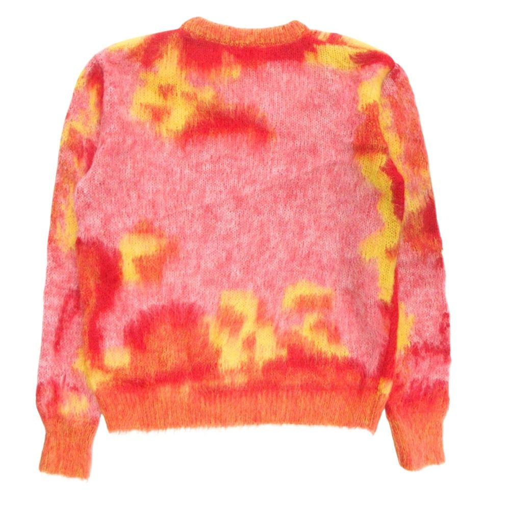 Dior Homme Peter Doig Mohair Blend Airbrush Lion Knit Sweater M Pink Multi — view 2