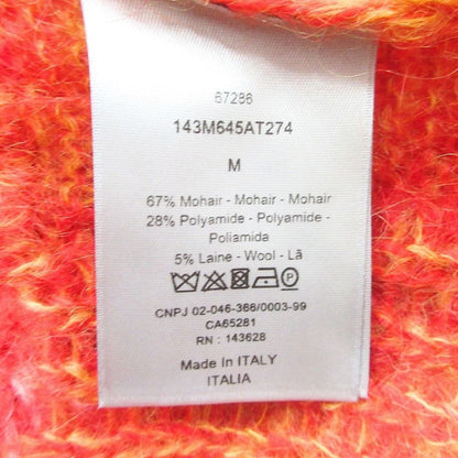 Dior Homme Peter Doig Mohair Blend Airbrush Lion Knit Sweater M Pink Multi — view 7