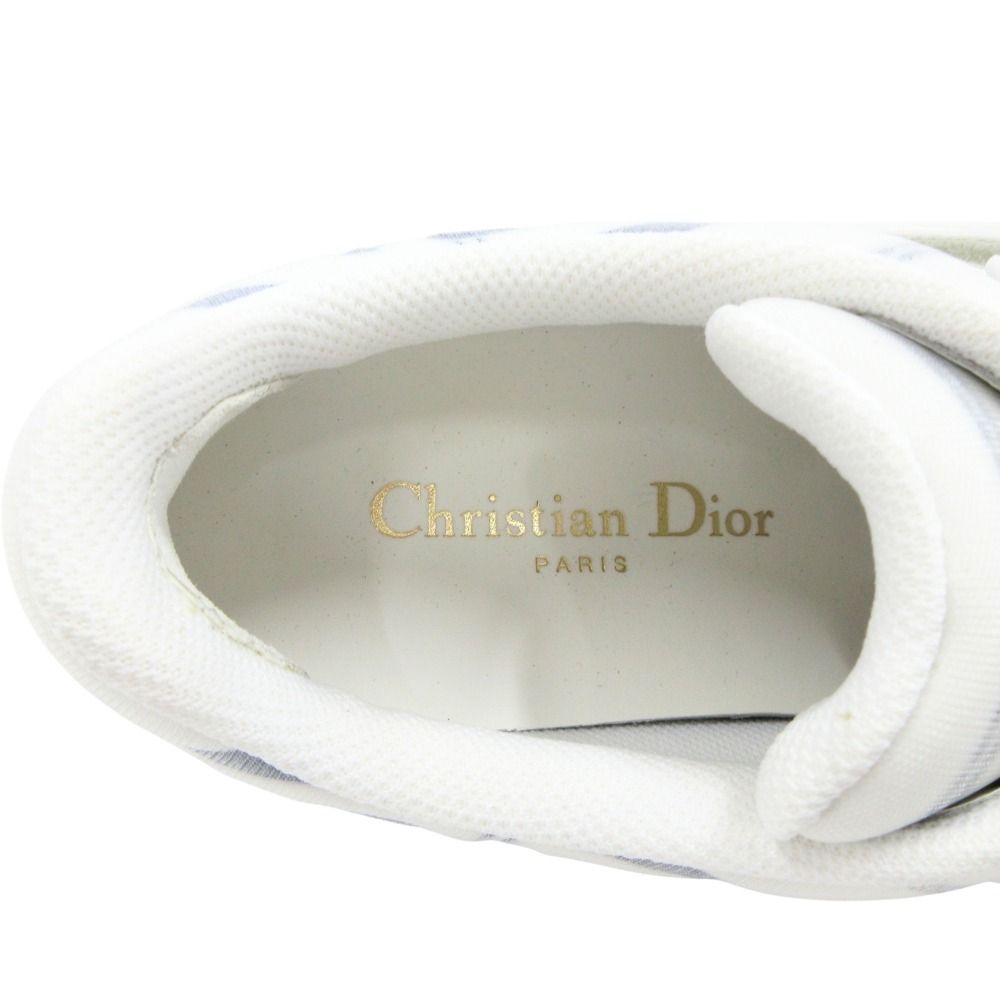 Dior Technical Fabric ID Sneakers Shoes 34.5 White Gray Blue — view 8