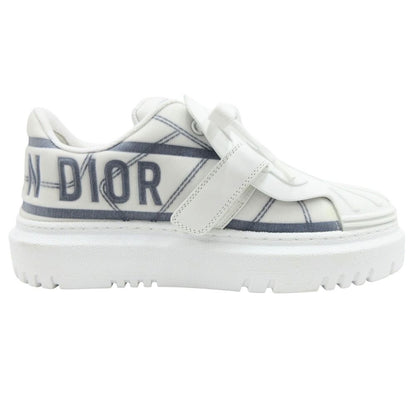 Dior Technical Fabric ID Sneakers Shoes 34.5 White Gray Blue — view 2