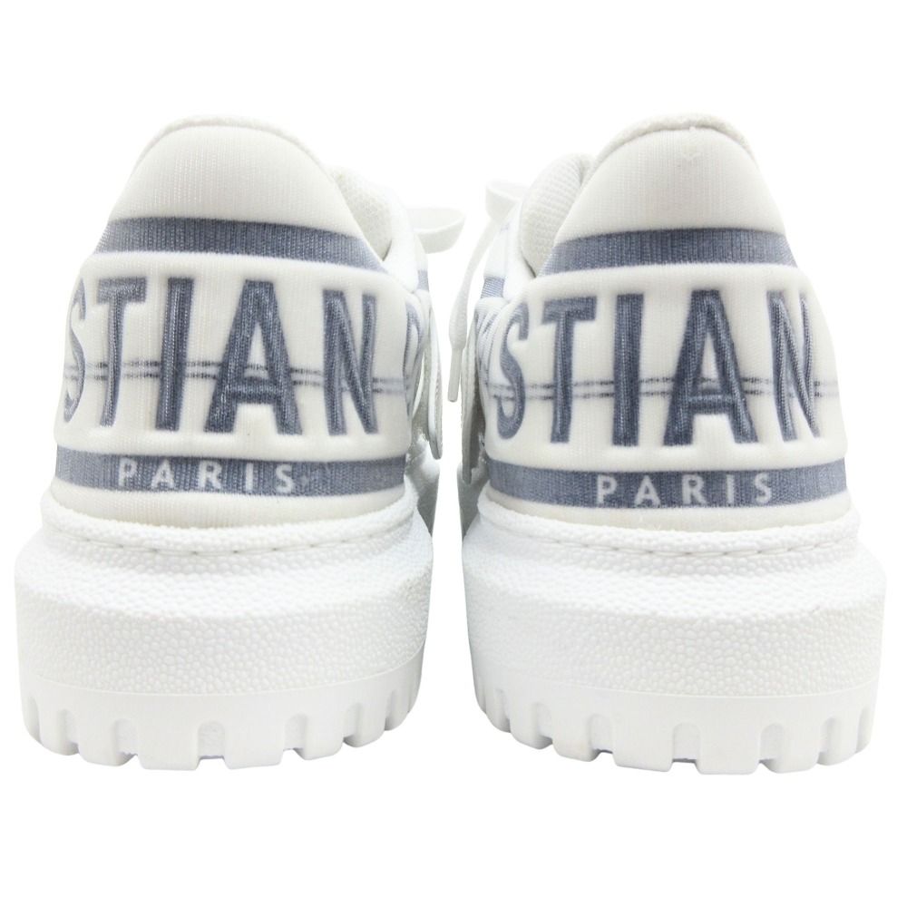 Dior Technical Fabric ID Sneakers Shoes 34.5 White Gray Blue — view 4