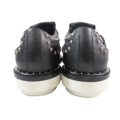 Dolce & Gabbana Single Monk Studded Tassel Leather Shoes 7.5 Black — view 5