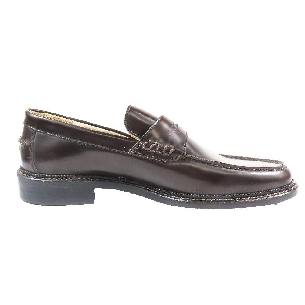 Dolce & Gabbana D&G & Leather Shoes Coin Loafers 41 Dark Brown — view 2