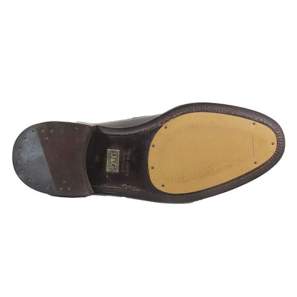 Dolce & Gabbana D&G & Leather Shoes Coin Loafers 41 Dark Brown — view 6