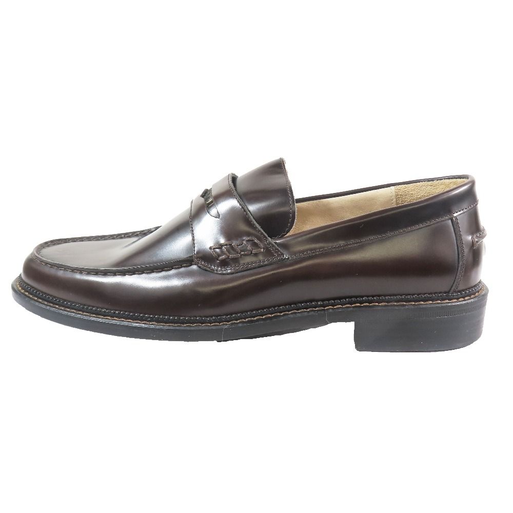 Dolce & Gabbana D&G & Leather Shoes Coin Loafers 41 Dark Brown