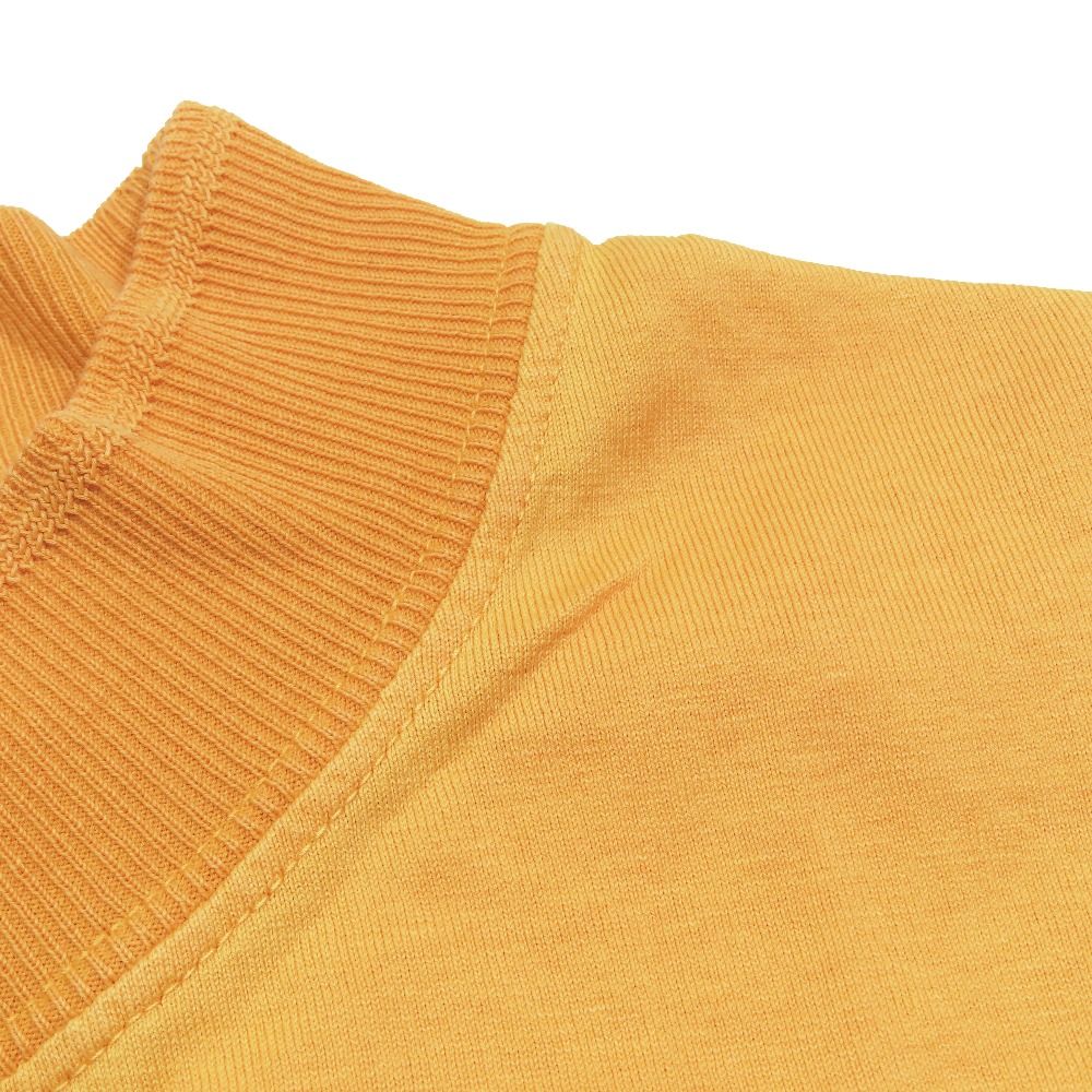 Dior Peter Doig Logo Embroidered Patch Short Sleeve T-Shirt Top L Orange — view 6