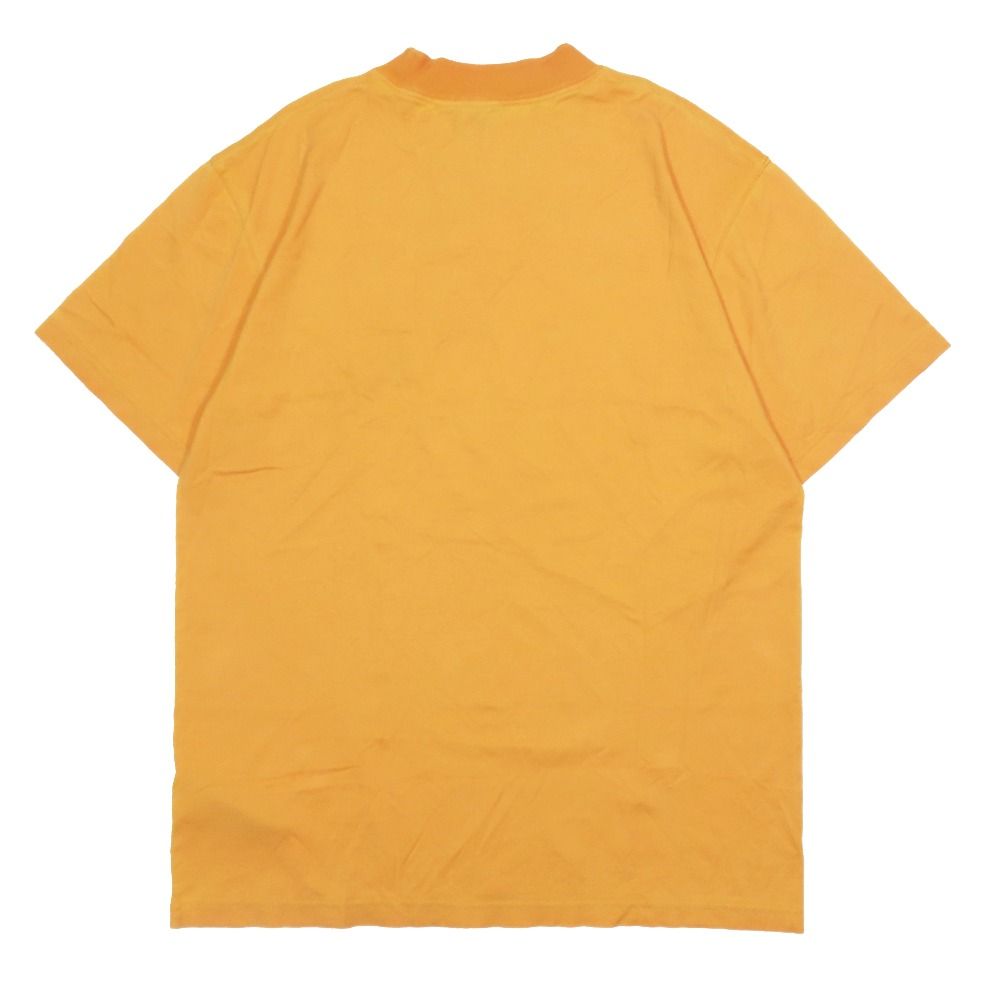 Dior Peter Doig Logo Embroidered Patch Short Sleeve T-Shirt Top L Orange — view 2