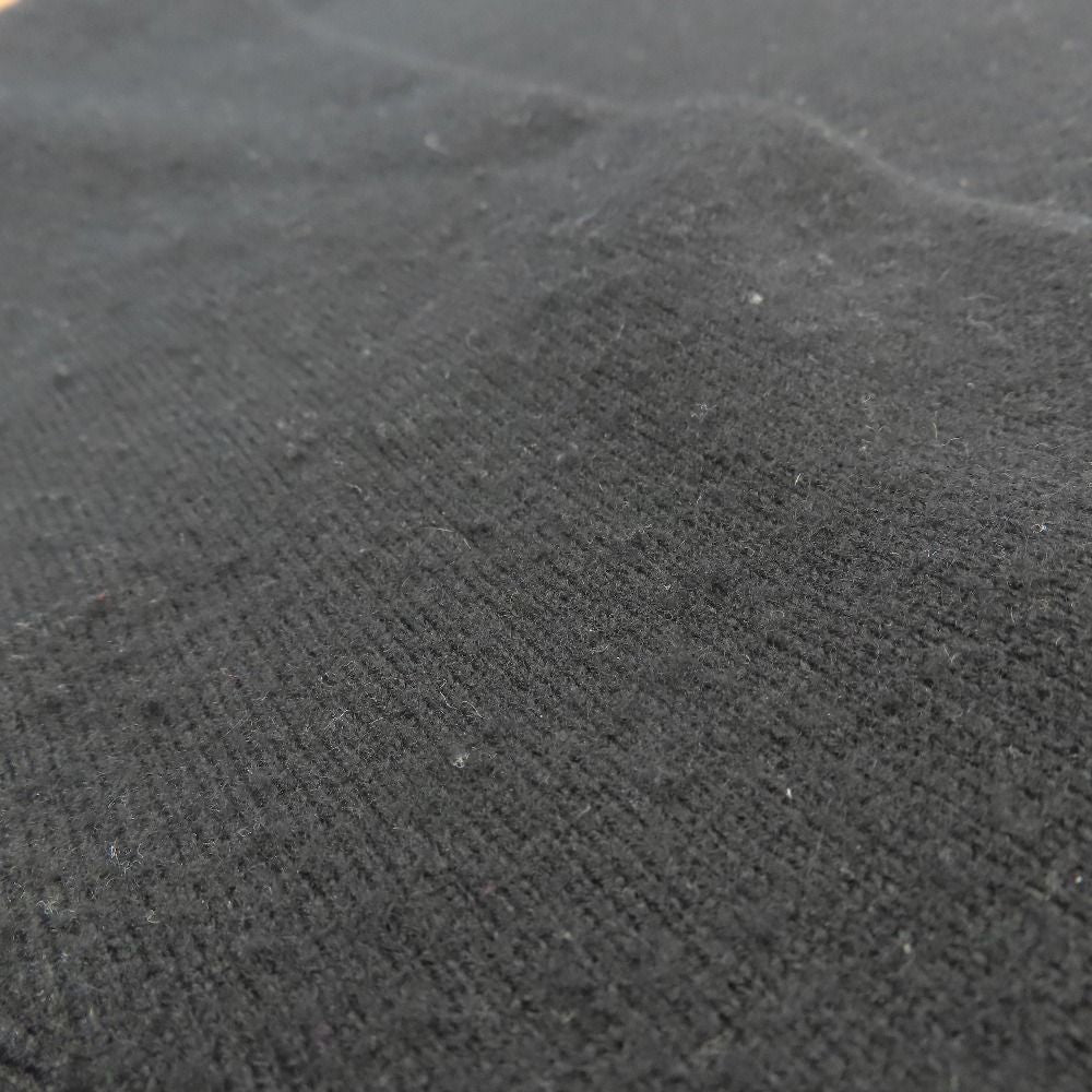 Dior J'adior 8 Logo Boxy Sweater Cashmere Knit Long Sleeve Pullover 38 Black — view 5