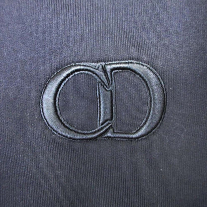 Dior Homme CD Logo Sweatshirt Brushed Lining Top Pullover Crew Neck S Black — view 5