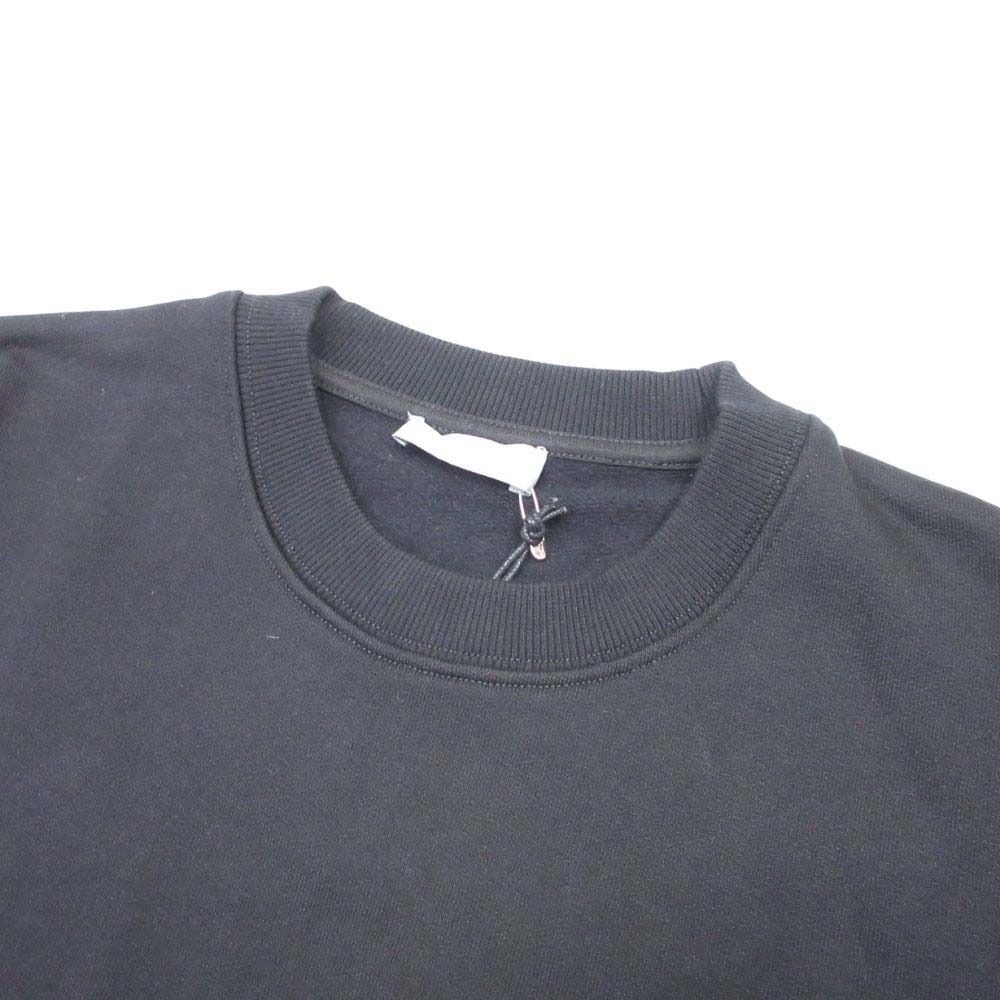 Dior Homme CD Logo Sweatshirt Brushed Lining Top Pullover Crew Neck S Black — view 3