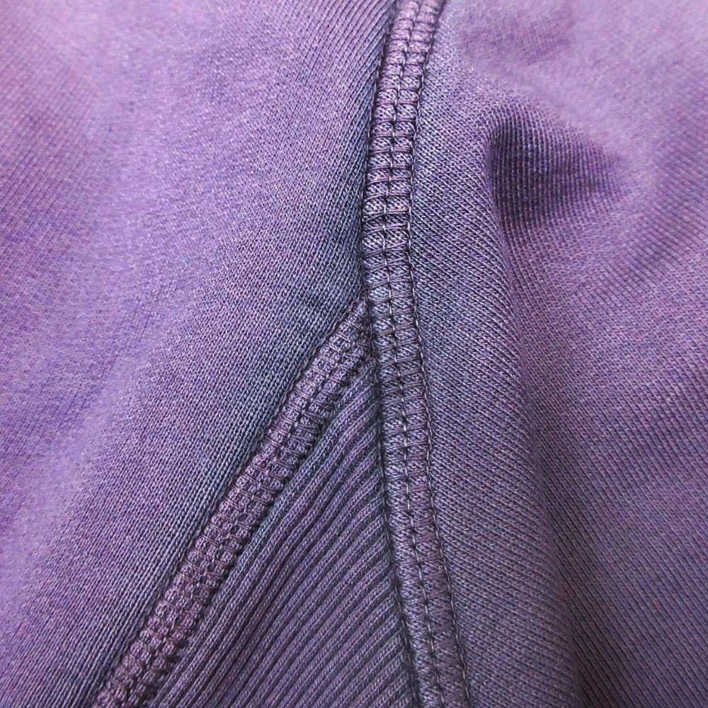 Dior Homme Peter Doig Sweatshirt Lion Embroidery Fleece Top S Dark Purple — view 6