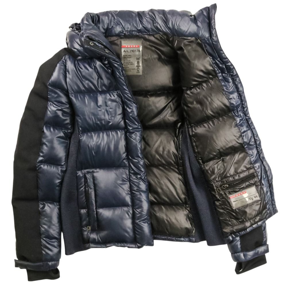 Prada Sport Down Jacket 44 Navy — view 7