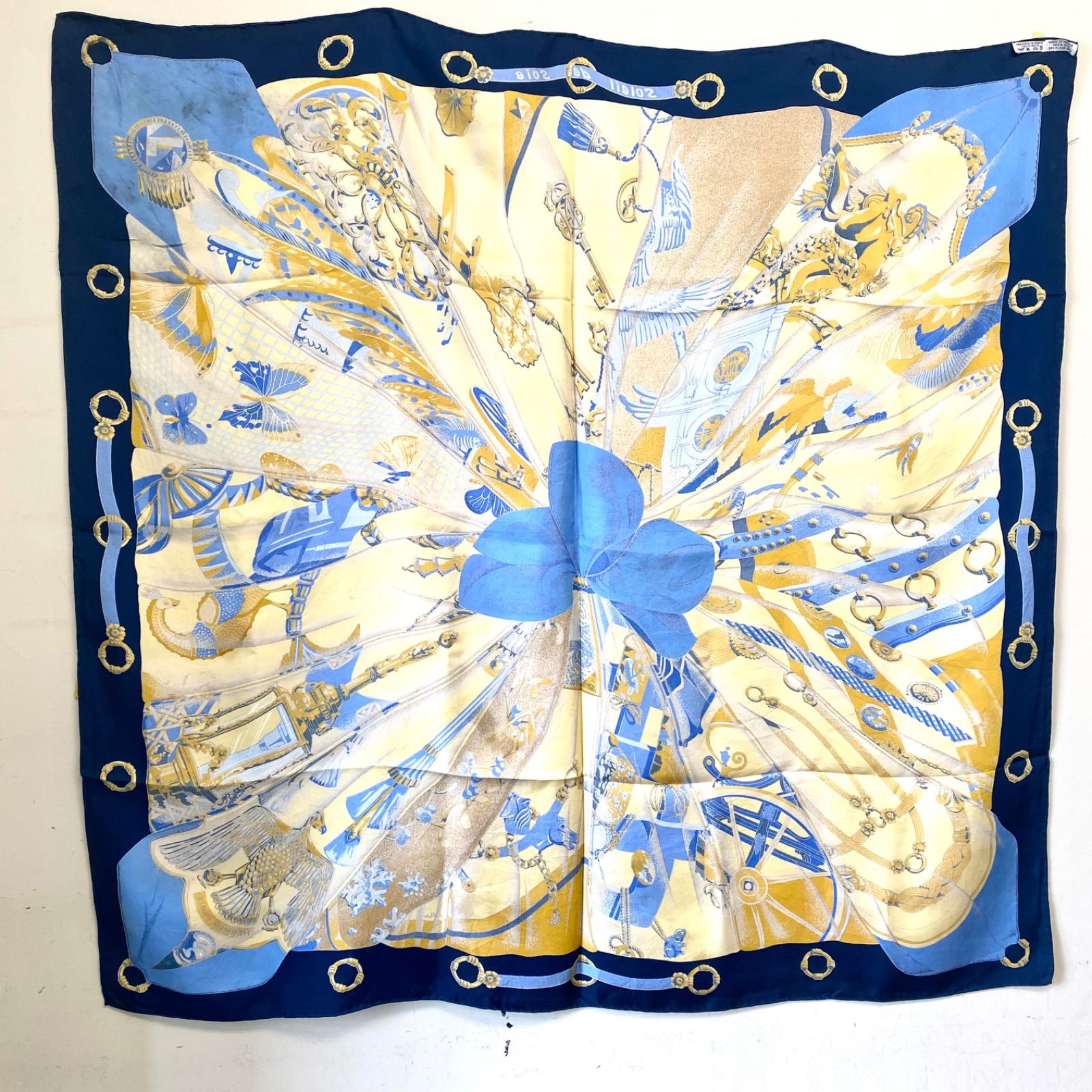 Hermes Scarf Silk Carre 90 Sun Shawl — view 2