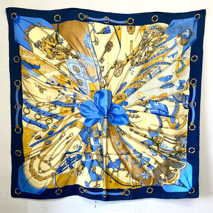 Hermes Scarf Silk Carre 90 Sun Shawl