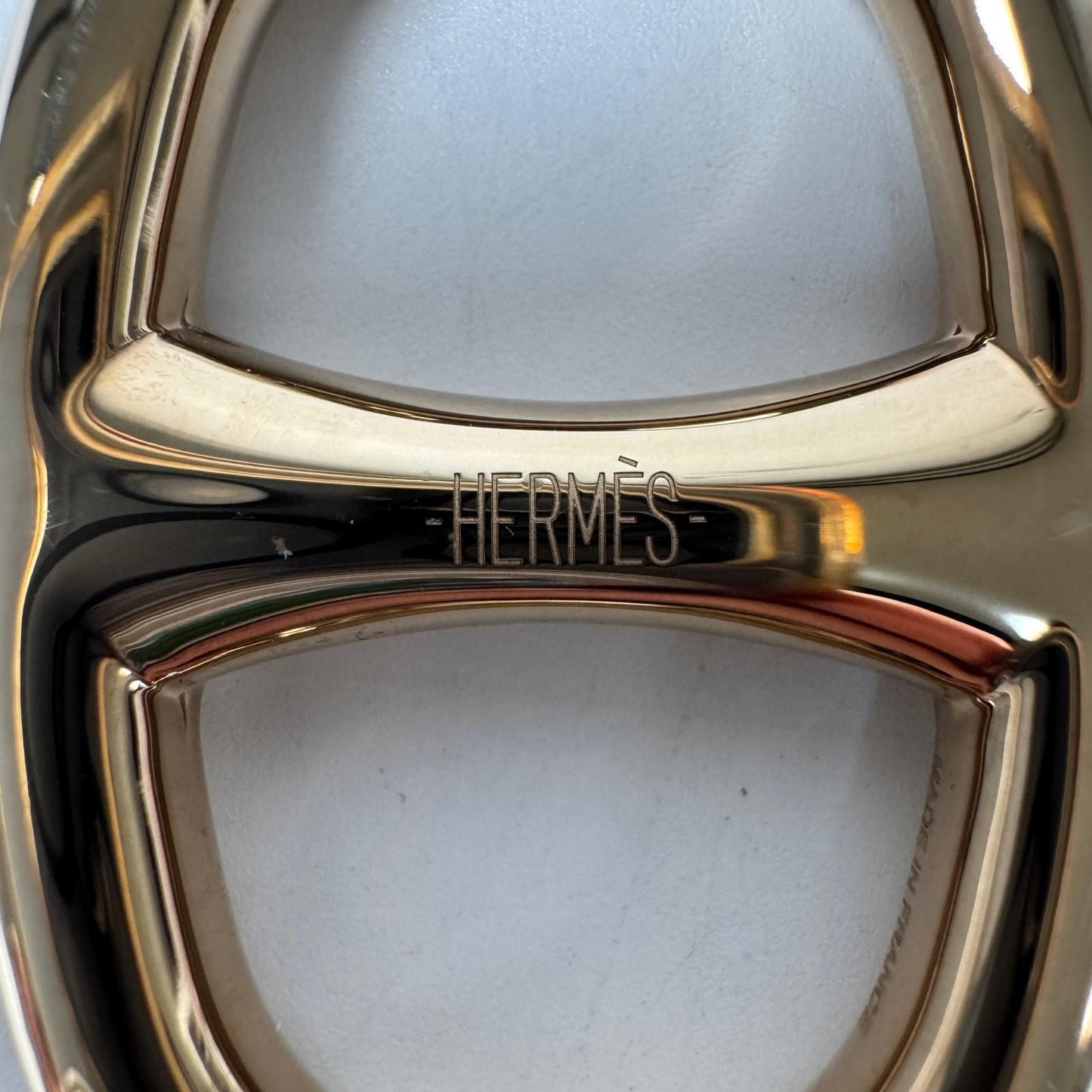 Hermes Scarf Ring Chaine D'ancre Gold — view 6