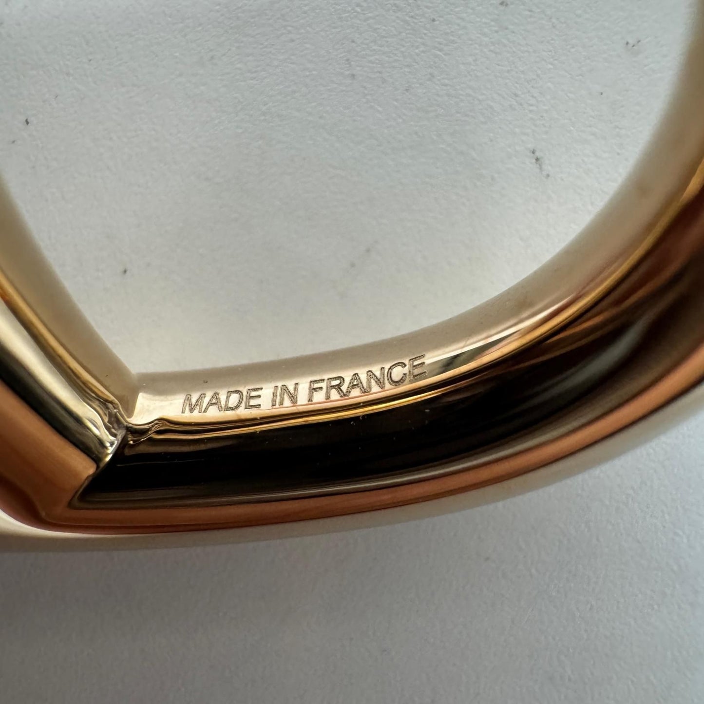 Hermes Scarf Ring Chaine D'ancre Gold — view 7