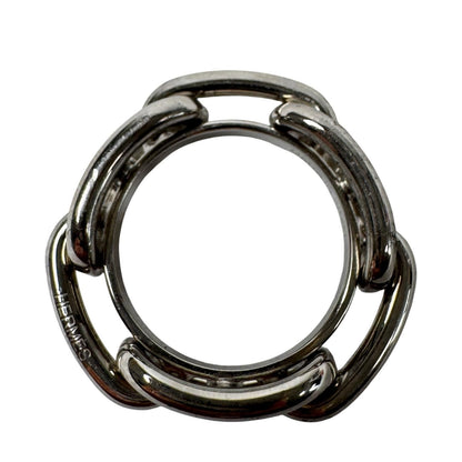 Hermes Chaine D'ancre Scarf Ring Silver — view 3
