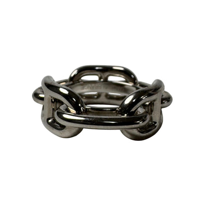 Hermes Chaine D'ancre Scarf Ring Silver — view 4