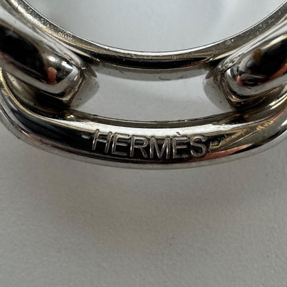 Hermes Chaine D'ancre Scarf Ring Silver — view 6