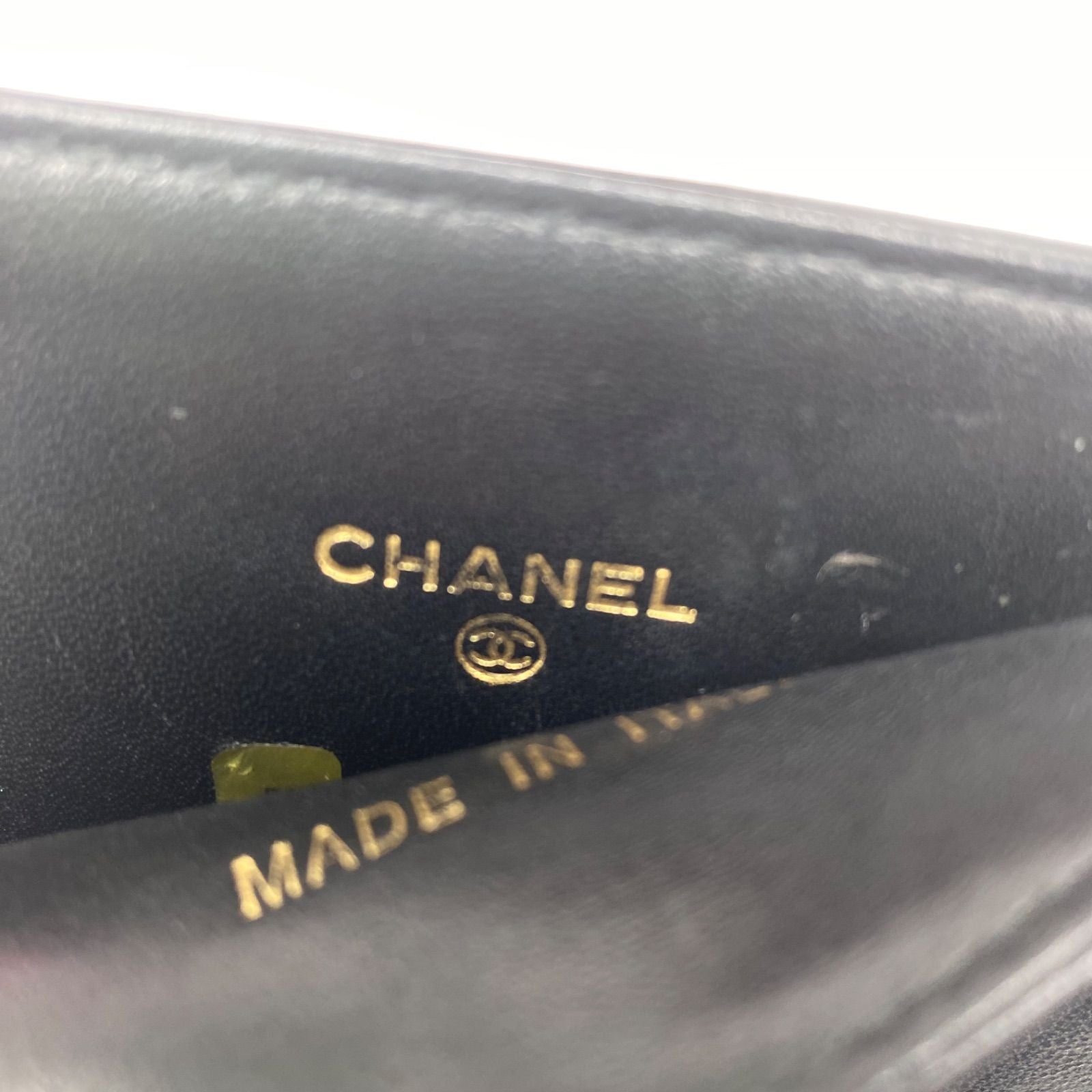 Chanel Card Case Set Era Business Coco Button — view 4